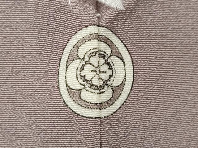 平和屋着物●上質な色無地 薄柿色 正絹 逸品 未使用 CABD7363ut