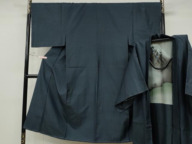 平和屋着物●男性 本場大島紬 アンサンブル 100亀甲 総詰め 正絹 逸品 未使用 CABD7378ut