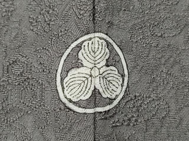 平和屋着物●上質な色無地 草花地紋 薄色 正絹 逸品 CABD7400ut