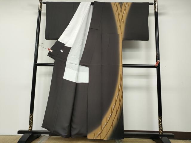 平和屋着物●十代目 歌舞伎役者 坂東三津五郎 訪問着 吉祥文 暈し染め 正絹 逸品 CABD7482ut
