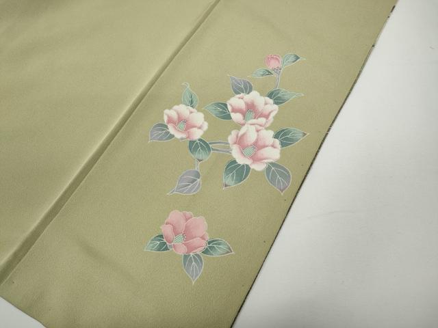 平和屋着物●訪問着 草花文 暈し染め 金彩 正絹 逸品 CABD7506ut