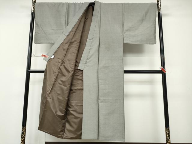 平和屋着物●男性 紬 霞文 正絹 逸品 CABD7544ut