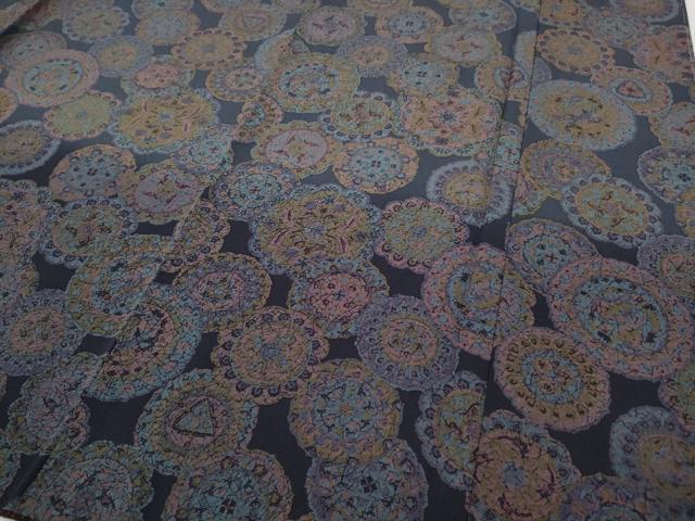 平和屋着物●訪問着 絵皿花文 暈し染め 正絹 逸品 CABD7558ut