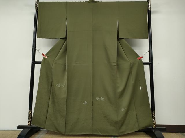 平和屋着物●本加賀友禅作家 押田正義監修 色留袖 飛鶴風景御所車花文 正絹 逸品 CABD7560ut