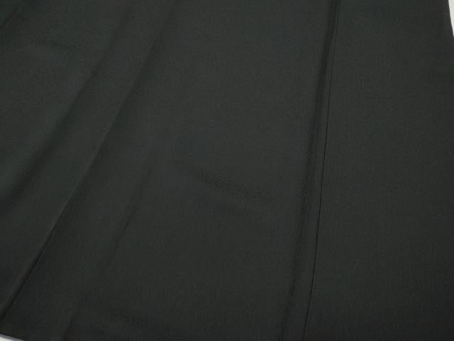 平和屋着物●訪問着 立涌舞桜文 暈し染め 黒地 金彩 正絹 逸品 CABD7567ut