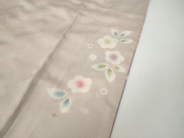 平和屋着物●訪問着 駒刺繍 道長舞桜文 暈し染め 金彩 ロング丈 正絹 逸品 CABD7597ut