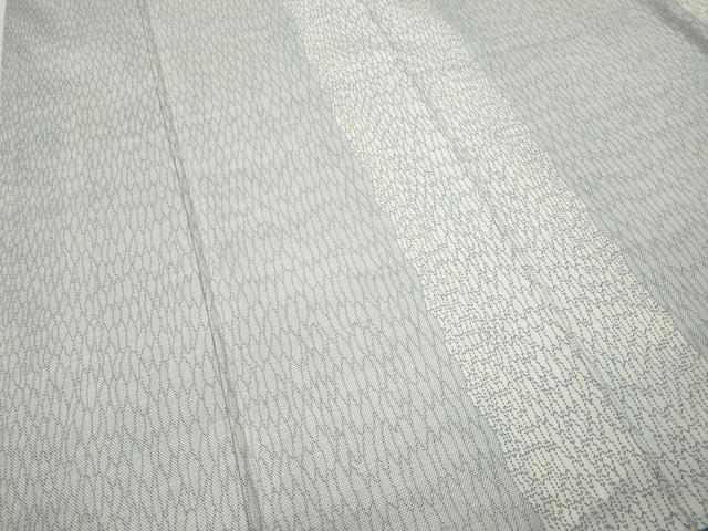 平和屋着物●本場大島紬 白大島 9マルキ 吉祥間道 正絹 逸品 CABD7600ut