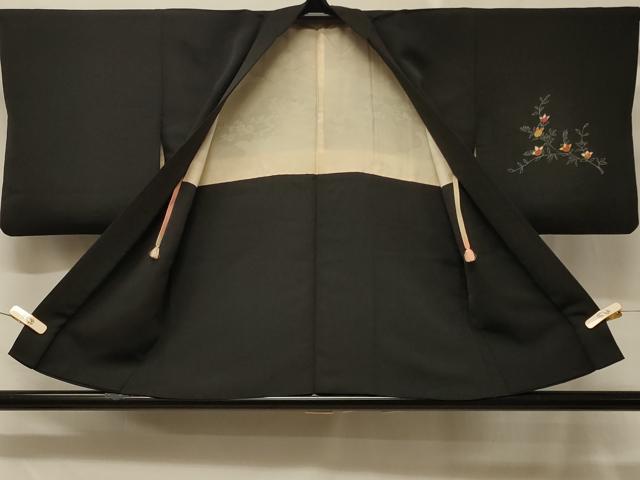 平和屋着物#羽織 駒刺繍 鳳凰草花文 金彩 正絹 逸品 CABD7607in