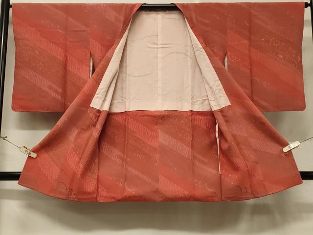 平和屋着物#道行コート 幾何学文様 高島屋扱い 正絹 逸品 CABD7633in
