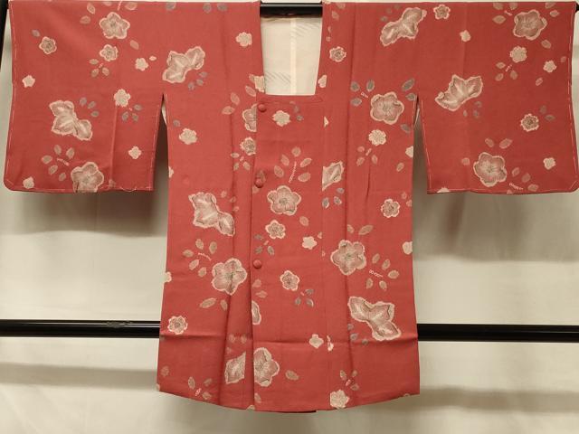 平和屋着物#道行コート 絞り 辻が花 ロング丈 正絹 逸品 未使用 CABD7657in