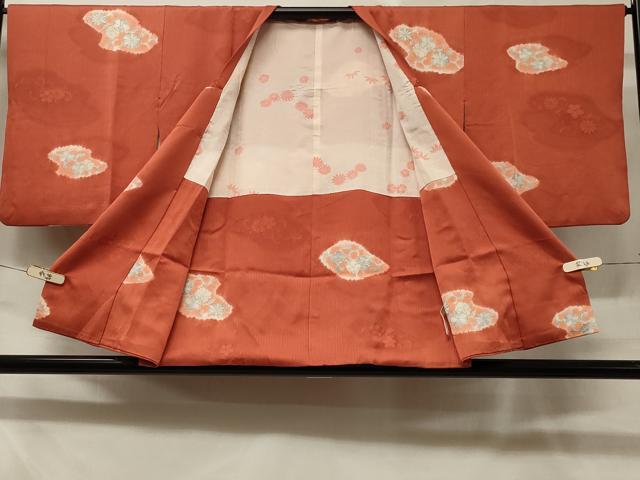 平和屋着物#道行コート 絞り 花唐草文 ショール付き 正絹 逸品 CABD7661in