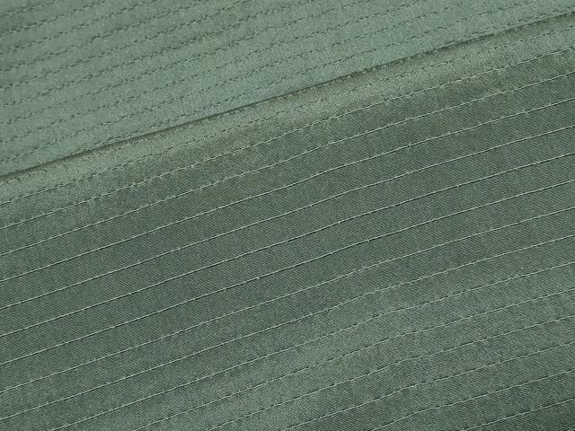 平和屋着物#道行コート 横段地紋 深川鼠色 正絹 逸品 AABI6925ck