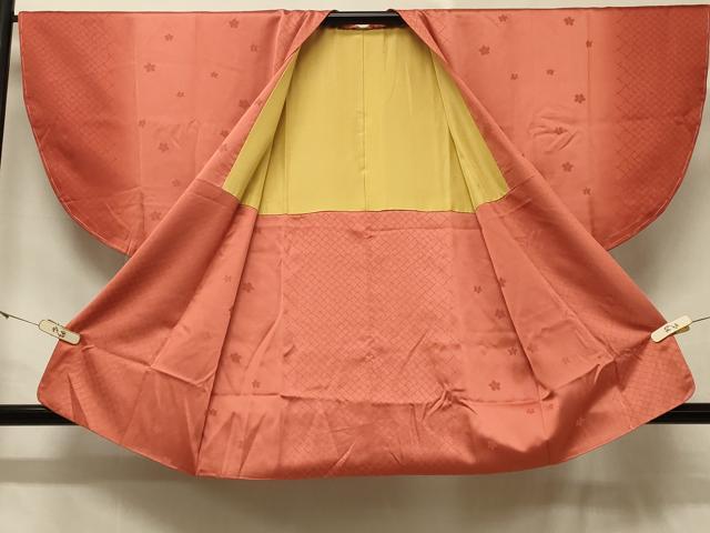 平和屋着物#和装コート 舞花間道地紋 暈し染め 正絹 逸品 未使用 CABD7824in