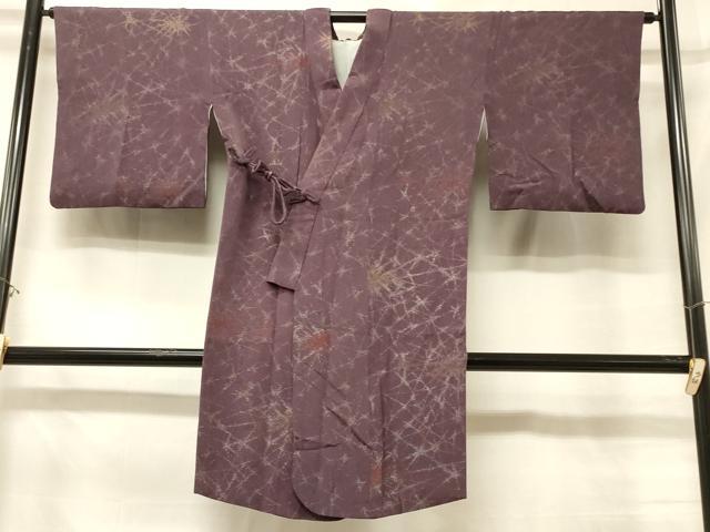 平和屋着物#道中着 寿光織 霞文 銀糸 正絹 逸品 CABD7913in