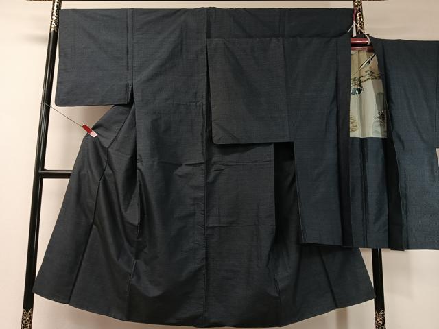 平和屋着物●男性 本場大島紬 アンサンブル 80亀甲 総詰め 正絹 逸品 CABD8023vp