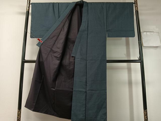 平和屋着物●男性 本場大島紬 アンサンブル 100亀甲 総詰め 正絹 逸品 CABD8037vp