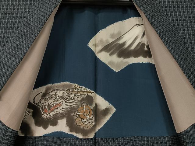 平和屋着物●男性 本場大島紬 アンサンブル 100亀甲 総詰め 正絹 逸品 CABD8037vp