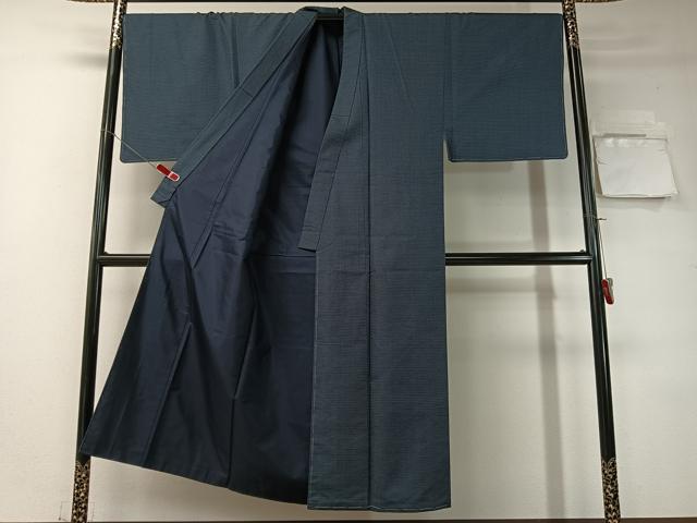 平和屋着物●男性 本場大島紬 アンサンブル 100亀甲 総詰め 正絹 逸品 未使用 CABD8044vp