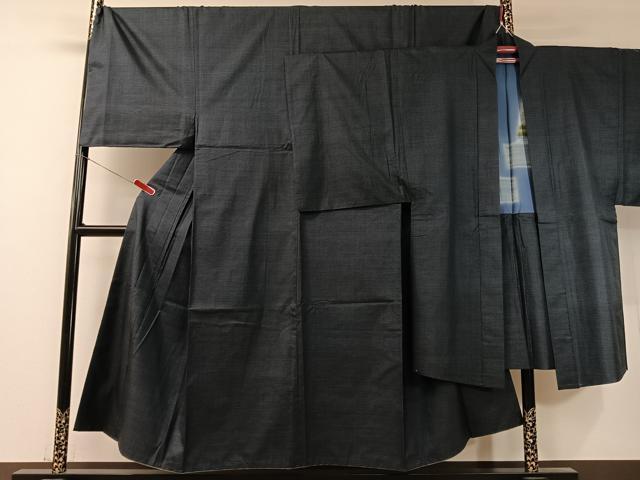 平和屋着物●男性 本場大島紬 アンサンブル 100亀甲 総詰め キングサイズ 正絹 逸品 CABD8051vp