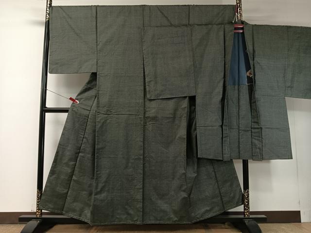 平和屋着物●男性 本場大島紬 アンサンブル 100亀甲 総詰め 正絹 逸品 未使用 CABD8056vp