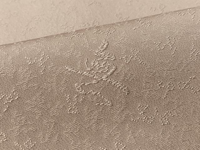 平和屋着物●上質な色無地 寿字地紋 紅藤色 ロング丈 正絹 逸品 CABD8067vp