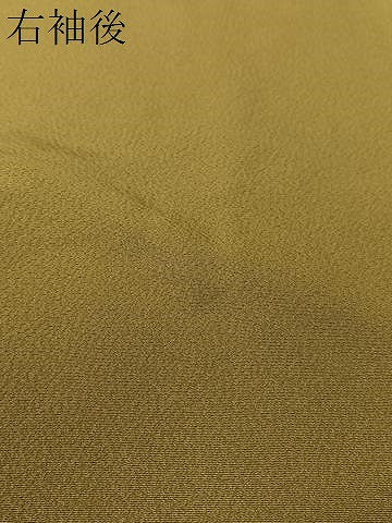 平和屋着物●ファッションデザイナー 花井幸子監修 色無地 桑染色 正絹 逸品 CABD8073vp