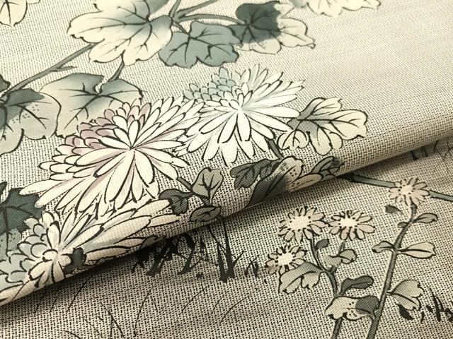 平和屋着物●京友禅の巨匠・頼田勉 臈纈染手描友禅 本場染大島紬 訪問着 風の彩 正絹 逸品 CABD8079vp