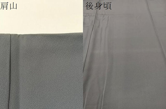 平和屋着物●上質な色無地 寿光織 薄花色 反端付き ロング丈 正絹 逸品 未使用 CABD8095vp
