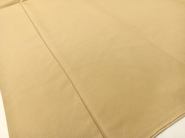 平和屋着物●二代目清次郎 色無地 飴色 正絹 逸品 CABD8099vp