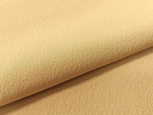 平和屋着物●二代目清次郎 色無地 飴色 正絹 逸品 CABD8099vp