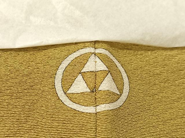 平和屋着物●上質な色無地 堅牢草木染 平安の調べ 青朽葉色 反端付き 正絹 逸品 未使用 CABD8102vp