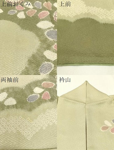 平和屋着物●訪問着 辻が花 絞り 正絹 逸品 CABD8126vp
