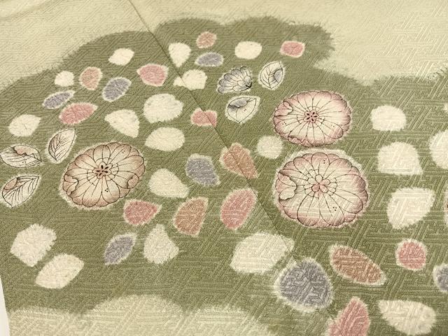 平和屋着物●訪問着 辻が花 絞り 正絹 逸品 CABD8126vp