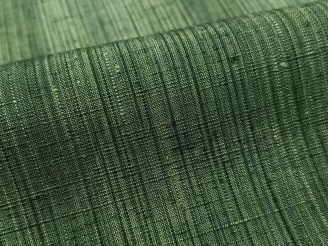 平和屋着物●大原紬 雨縞 証紙付き 正絹 逸品 未使用 CABD8131vp