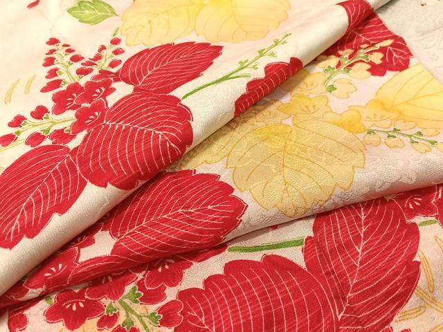 平和屋着物●アンティーク 大正ロマン 長襦袢 袷 桐 正絹 逸品 CABD8133vp