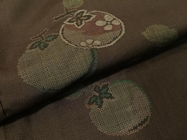 平和屋着物●本場大島紬 地空き 9マルキ 成り物 正絹 逸品 CABD8139vp