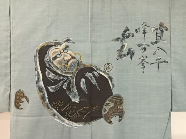 平和屋着物●男性 本場大島紬 アンサンブル 長襦袢セット 80亀甲 総詰め 正絹 逸品 未使用 CABD8182vp