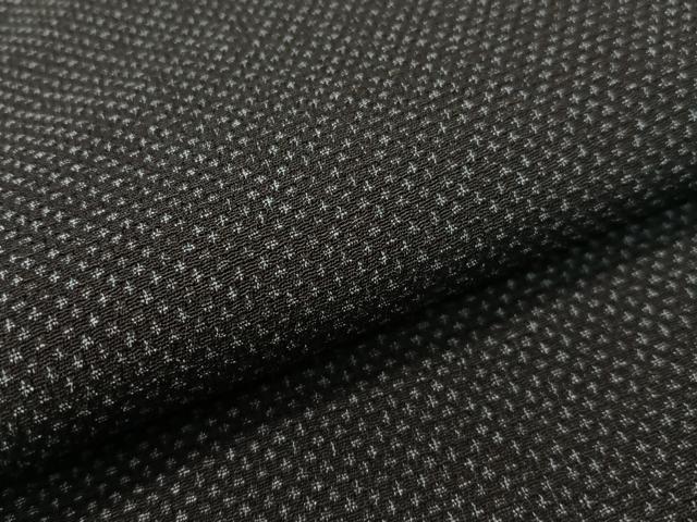 平和屋着物●男性 本塩沢 羽織セット 十字絣文様 正絹 逸品 CABD8184vp