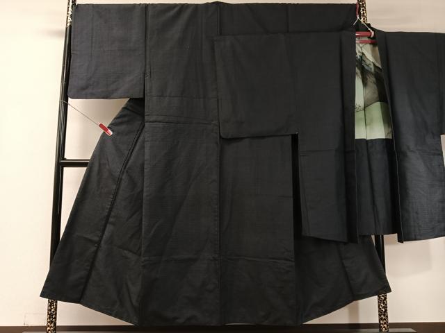 平和屋着物●男性 本場大島紬 アンサンブル 100亀甲 総詰め 正絹 逸品 CABD8187vp