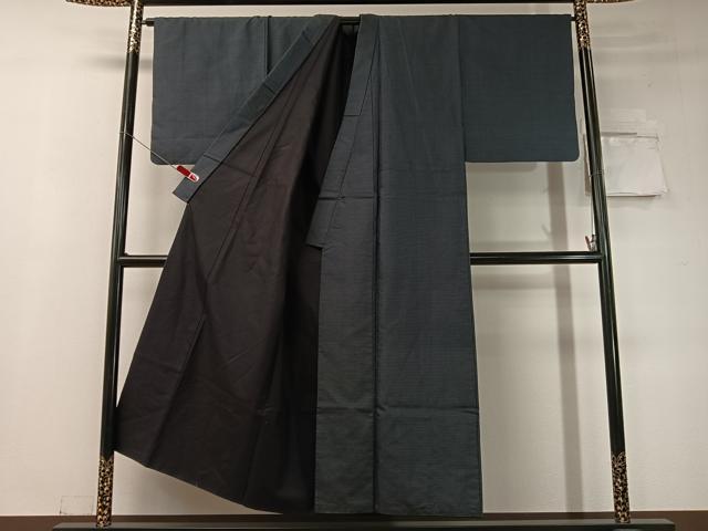 平和屋着物●男性 本場大島紬 アンサンブル 100亀甲 総詰め 正絹 逸品 CABD8187vp