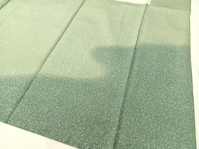 平和屋着物●本場染大島紬 訪問着 手描き 絞り 流水地紙花文 金彩 正絹 逸品 CABD8206vp