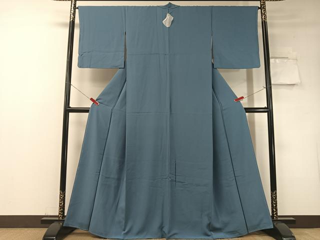 平和屋着物●上質な色無地 薄縹色 正絹 逸品 未使用 CABD8327vp