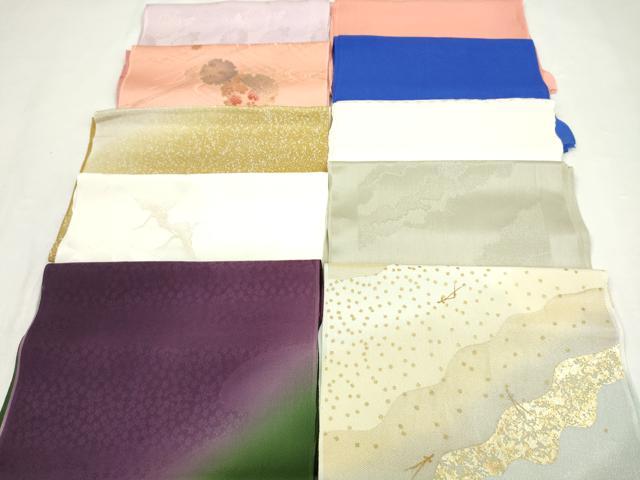 平和屋着物★和装小物 帯揚げ10枚セット 正絹 逸品 CABD8415ju