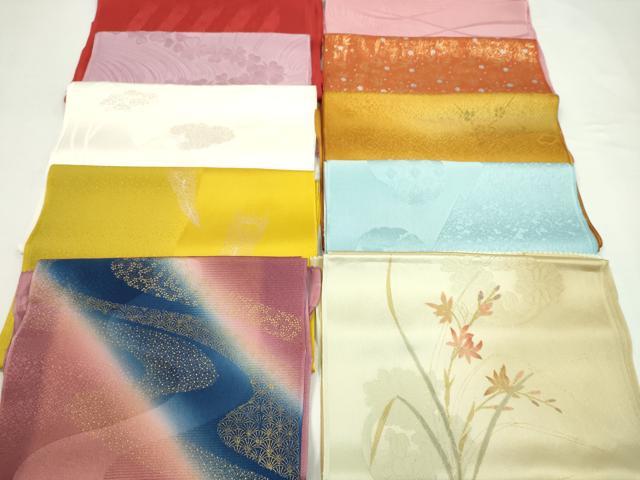 平和屋着物★和装小物 帯揚げ10枚セット 正絹 逸品 CABD8424ju