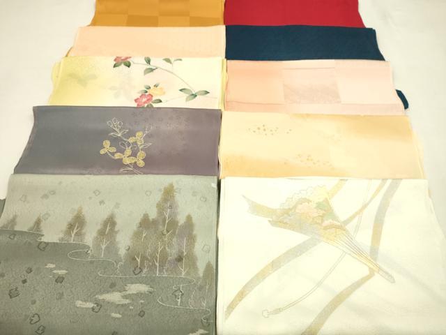 平和屋着物★和装小物 帯揚げ10枚セット 正絹 逸品 CABD8445ju