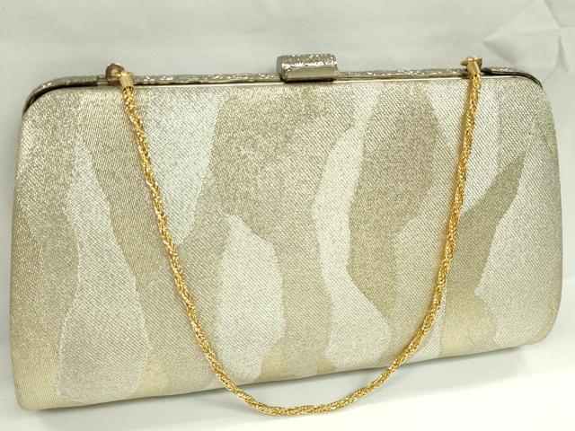 平和屋着物▼和装小物 和装バッグまとめて3点 ハンドバッグ 流水芝草文 斜線文 暈し 金銀糸 逸品 CABD8560ju