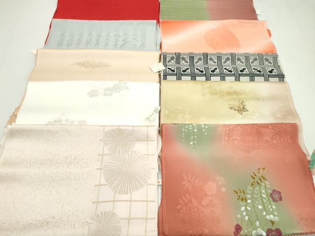 平和屋着物★和装小物 帯揚げ10枚セット 正絹 逸品 未使用 CABD8641ju