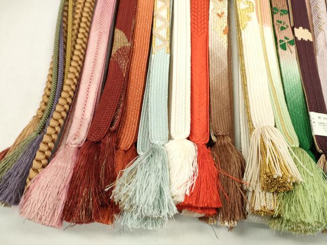 平和屋着物●和装小物 帯締め20本セット 高麗組 唐組 冠組 奈良組 礼装用 金糸 未使用あり 逸品 CABD8692ju