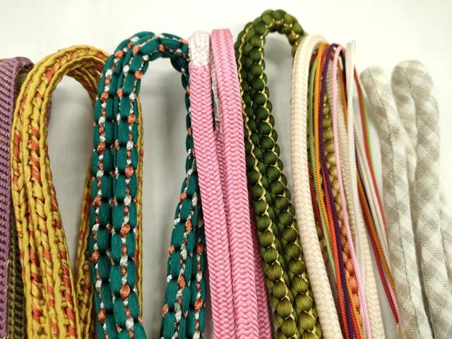 平和屋着物●和装小物 帯締め20本セット 高麗組 冠組 笹浪組 大和組 金銀糸 長尺あり 未使用あり 逸品 CABD8706ju