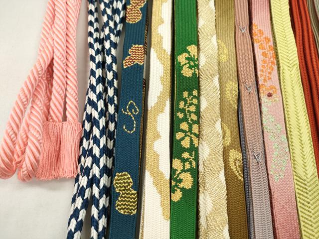 平和屋着物●和装小物 帯締め20本セット 高麗組 畝打組 鴨川組 丸源氏組 礼装用 金糸 未使用あり 逸品 CABD8711ju